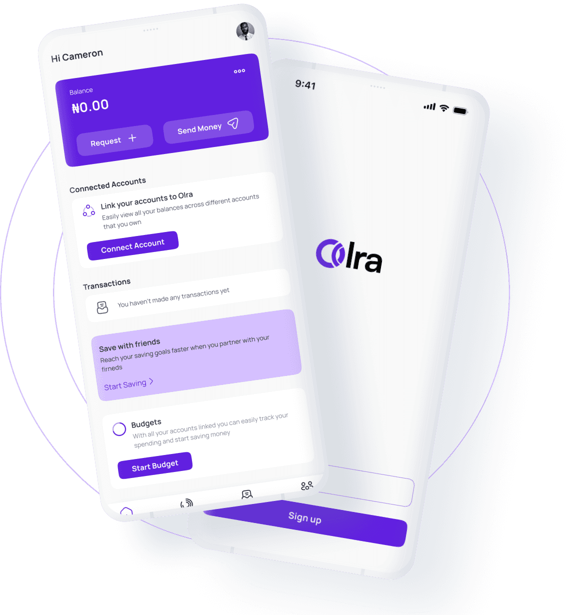 Olra app Illustration